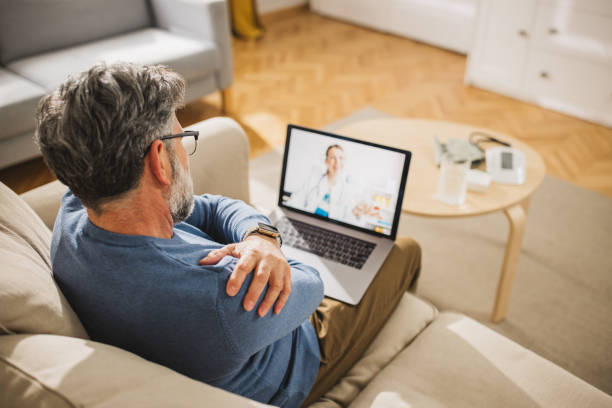 istock Online consultation with doctor 2148448800