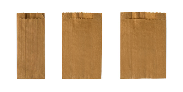 Brown paper bags in various sizes
