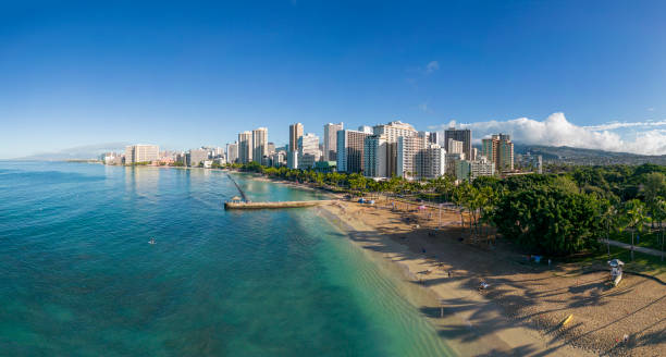 istock Aerial view of the Honolulu skyline 2148460183