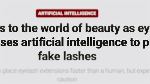Artificial Intelligence in the article and text, Mentioned in media headlines
