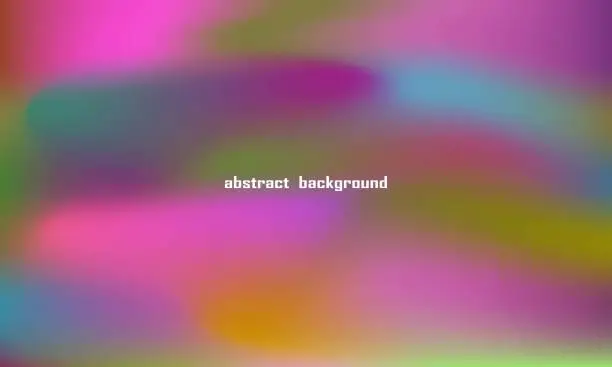 Vector illustration of Abstract blurred gradient background colours