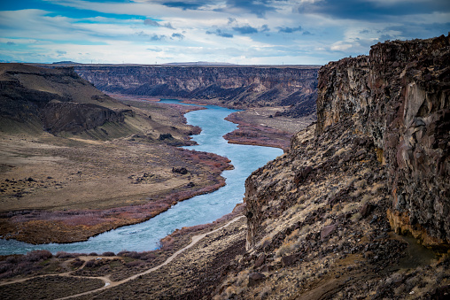 Snake River from Observation Point in Melba, ID