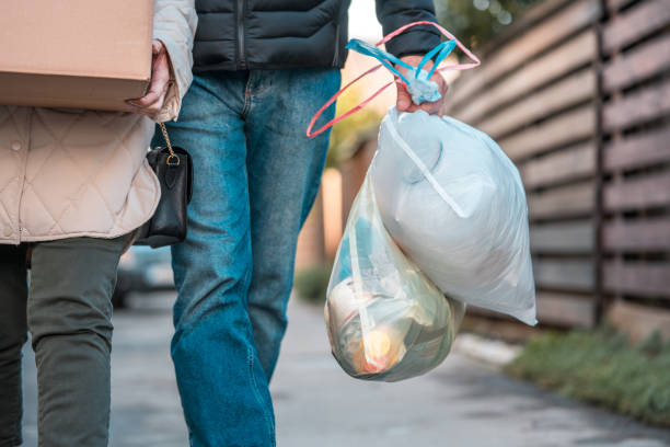 istock Elderly Couple Participates in Recycling Effort 2148478163