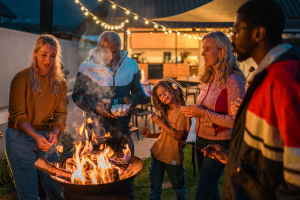 istock Multigenerational Family Enjoying Outdoor Bonfire 2148478614