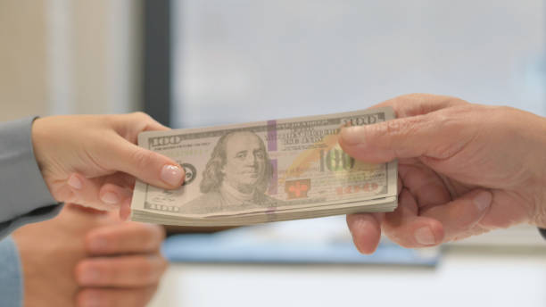 istock Hand Shake after Payment, Financial Deal 2148479492