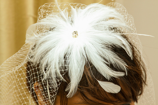 Birds Nest Vail setted on a bride