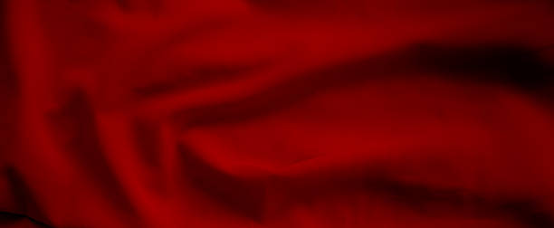 istock Red Fabric Background Texture Silk Linen Cloth Satin Luxury Abstract Material Dark Elegant Gradient Pattern Textile Banner Fashion Backdrop Christmas Summer Travel, Poster Template Card Wallpaper. 2148484091