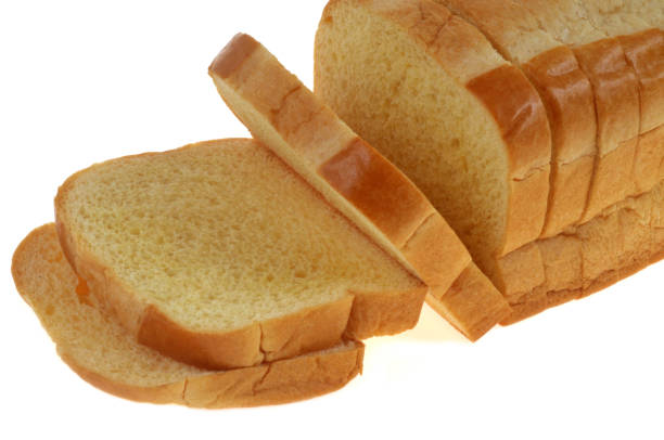 istock Sliced brioche isolated on white background 2148484707