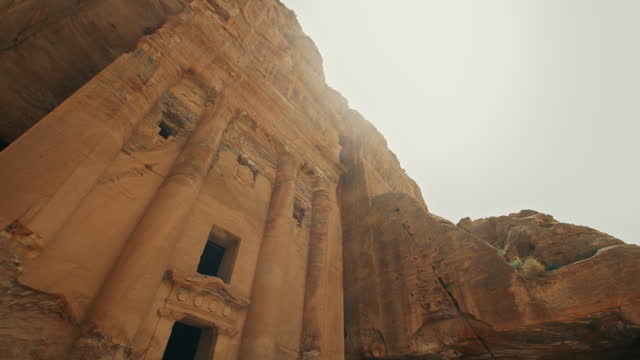 Petra Jordan and Carved Sandstone