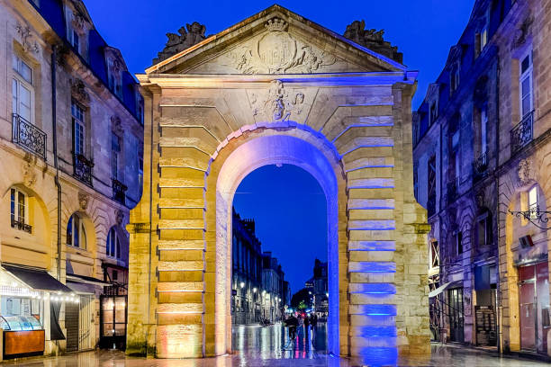 The Dijeaux Gate by night - Bordeaux