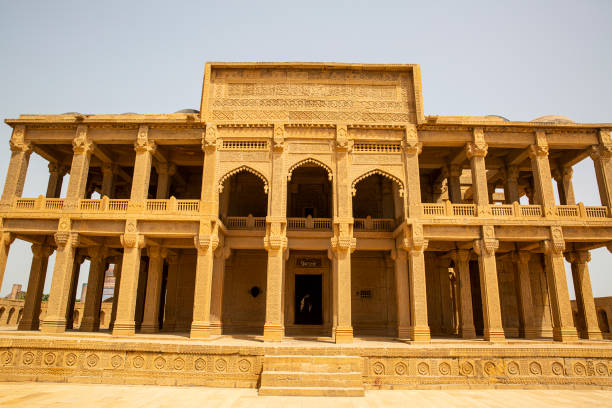 istock Makli necropolis in Pakistan. Monumental funeral architecture. 2148496143