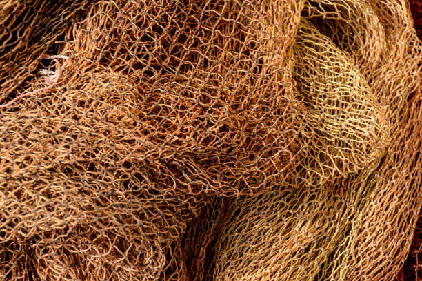 close up view of fishing net - fishing net netting nobody color image photos et images de collection