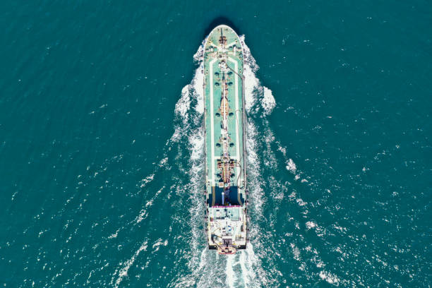istock A large ship is sailing in the ocean. trade cargo ship aerial view 2148504988