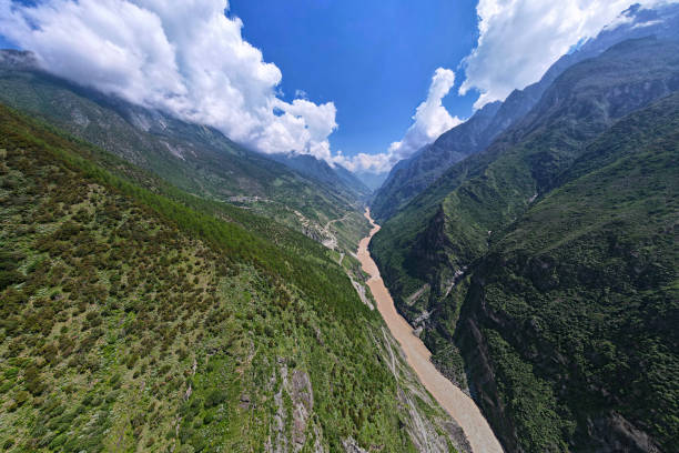 istock Wide angle view of Tiger Leaping Gorge 2148507779