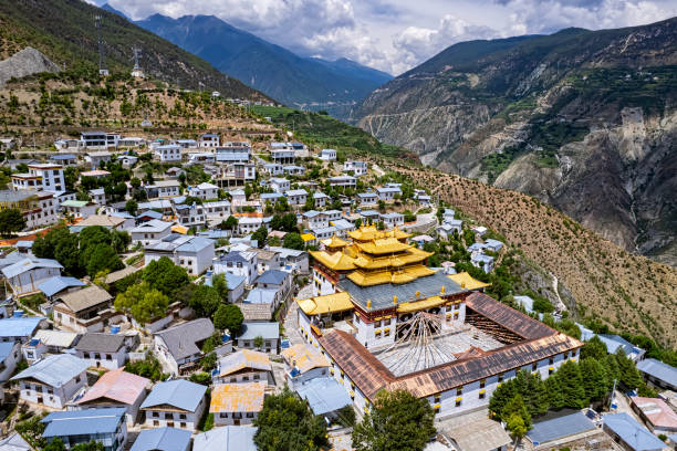 Ganden Döndrubling or Dongzhulin Monastery is a Tibetan Buddhist monastery near Benzilan Town in Diqing Tibetan Autonomous Prefecture, Yunnan, China