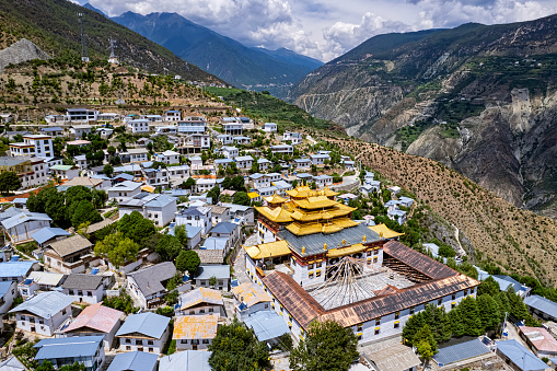 Ganden Döndrubling or Dongzhulin Monastery is a Tibetan Buddhist monastery near Benzilan Town in Diqing Tibetan Autonomous Prefecture, Yunnan, China