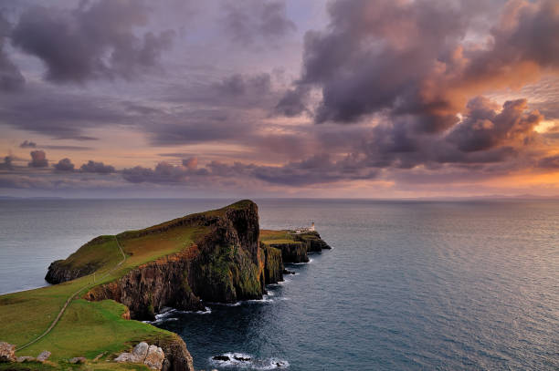 istock Sunset on Neist Point, Isle of Skye, Inner Hebrides, Scotland 2148510201