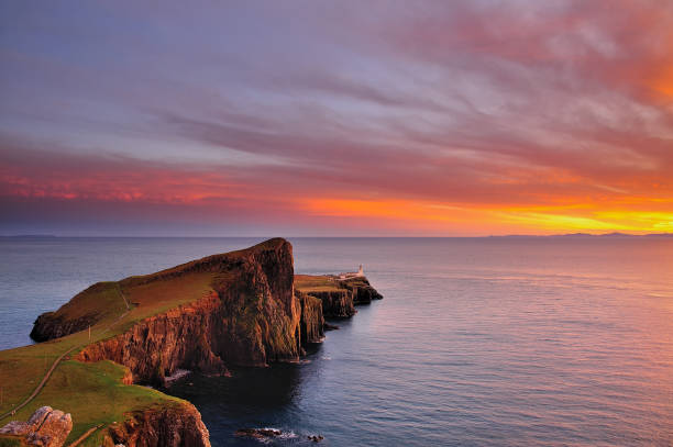 istock Sunset on Neist Point, Isle of Skye, Inner Hebrides, Scotland 2148510318