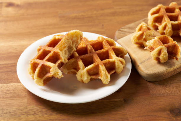 istock Image of traditional Belgian waffles 2148510380