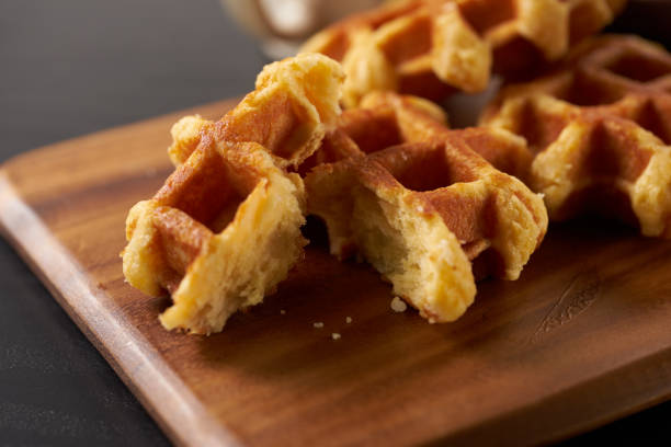 istock Image of traditional Belgian waffles 2148510401