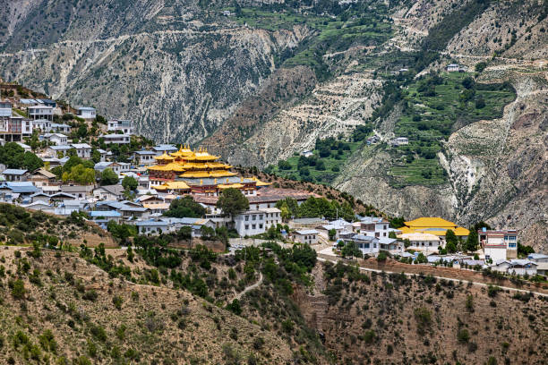 Ganden Döndrubling or Dongzhulin Monastery is a Tibetan Buddhist monastery near Benzilan Town in Diqing Tibetan Autonomous Prefecture, Yunnan, China