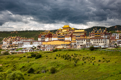 Lango Gewog, Paro, Bhutan: Kyichu Lhakhang temple, aka Kyerchu Temple or Lho Kyerchu. Originally built in the 7th century by the Tibetan Emperor Songtsen Gampo. It is considered to be one of the 108 border taming temples he built.