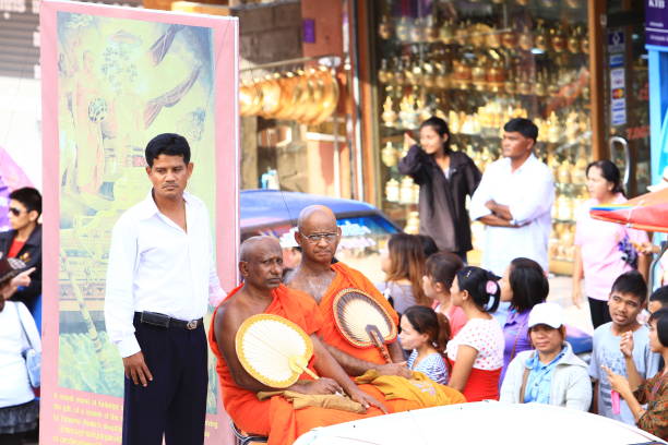 International Makha Puja Parade stock photo