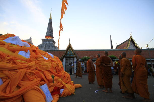 International Makha Puja Parade stock photo