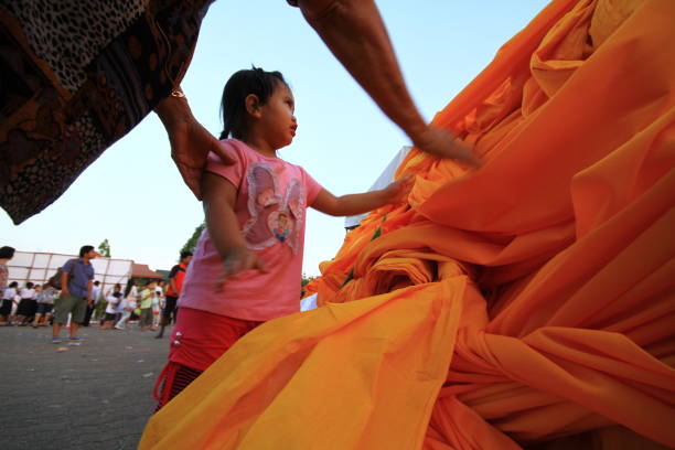 International Makha Puja Parade stock photo