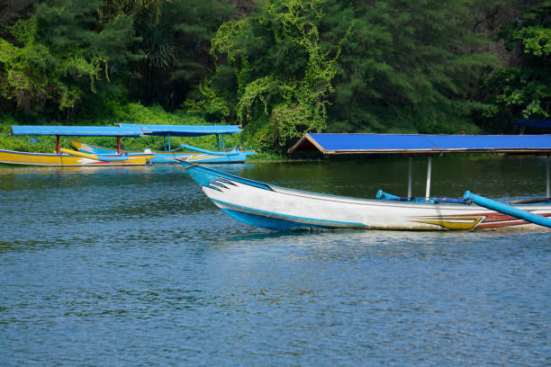istock Lagoon tourist boat 2148514574