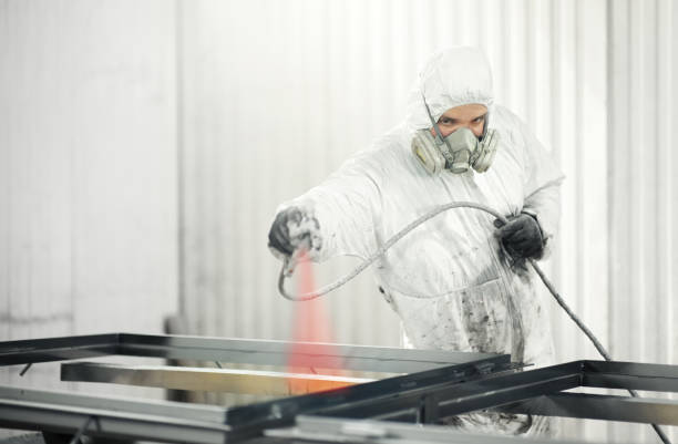 istock Paint job at a factory facility. 2148515262