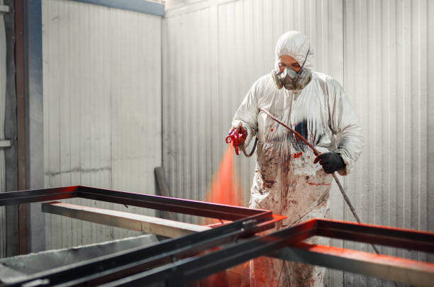 istock Paint job at a factory facility. 2148515309