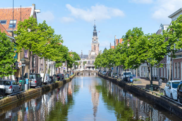 istock dutch town, houses on a canal 2148515557