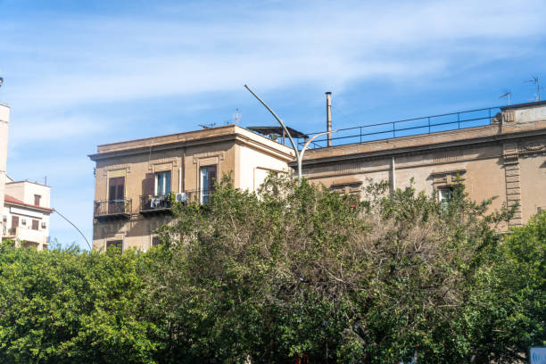 istock A building with a balcony and a tree in front of it 2148518423