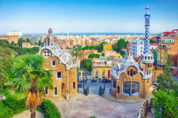 istock Entrance to Park Guell in Barcelona 2148518634