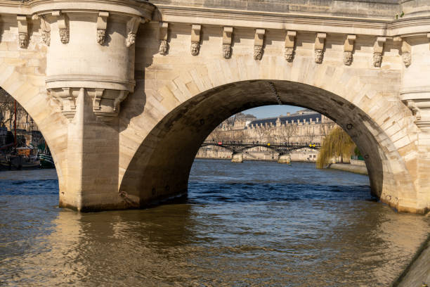istock A bridge over a river with a view of the city 2148518899