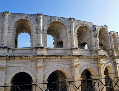 Arles Amphitheatre (French: Arènes d'Arles) is a Roman amphitheatre in Arles, southern France