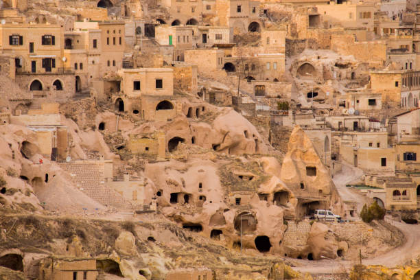 istock Cappadocia cave houses carved into the rocks 2148521965