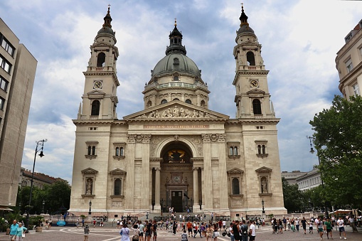 St. Stephen's Basilica on Budapest in Hungary