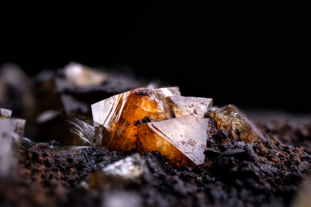 istock rare Wardite crystal from Rapid Creek, Dawson, Yukon, Canada 2148524949