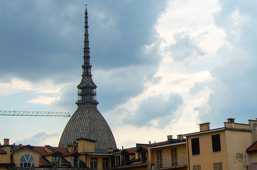 Mole antonelliana and italian buildings