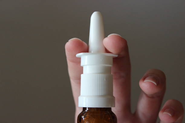 istock Nasal Spray. Nasal drops. 2148525845