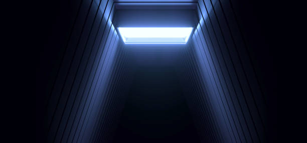 Elevator shafts in unfinished commercial buildings
