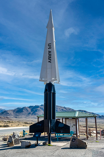 US Army Nike-Hercules missile at the San Agustin Pass, the official scenic view of White Sands NM