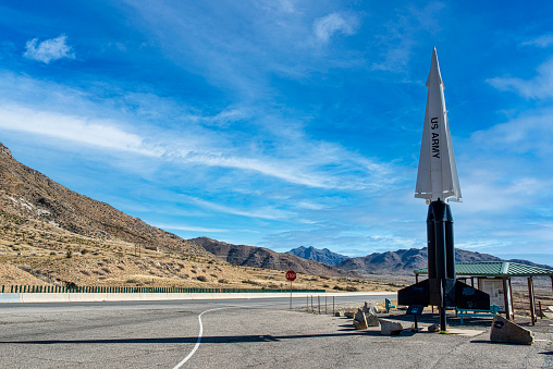 US Army Nike-Hercules missile at the San Agustin Pass, the official scenic view of White Sands NM