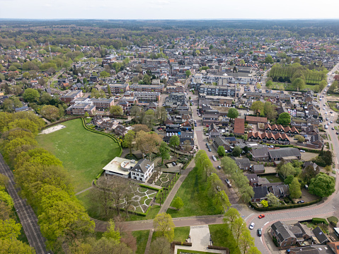 Aerial view of Putten in the Netherlands