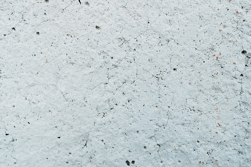 Textured White Concrete Wall Surface