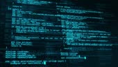 3d Scrolling Hacker Text Code Loop Tech Background – HD Vidéos et plus ...