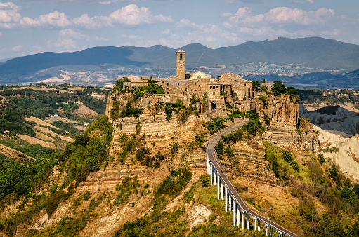 One of the most beautiful villages of Italy, Civita is famously known as \