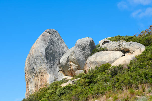 A rocky coastline in the Cape Province, South Africa
